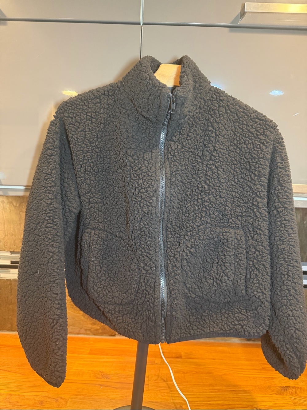 Women's Black Zip Front Jacket